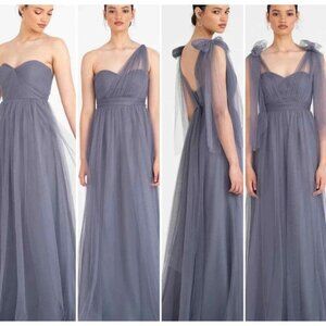 NWT Jenny Yoo Annabelle Convertible  Tulle Evening  Women's Gown Size 14 ($258)